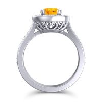 Halo Pave Iza Ring