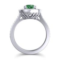 Halo Pave Iza Ring