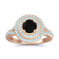 Ornate Halo Pave Nikama Ring