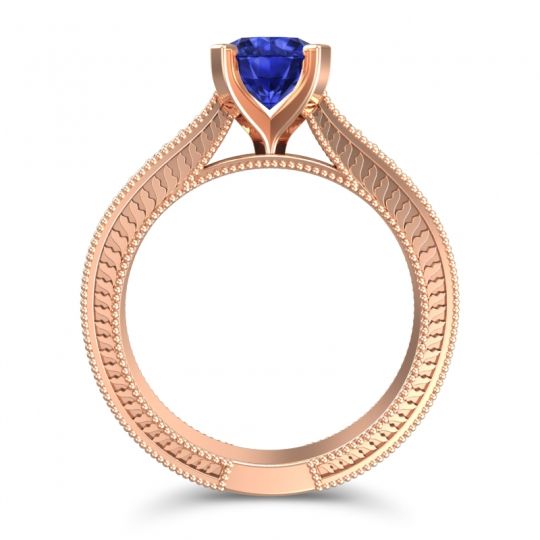 Modern Pave Milgrain Balaja Ring