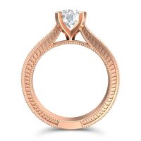 Modern Pave Milgrain Balaja Ring