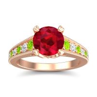 Cathedral Pave Sara Ring
