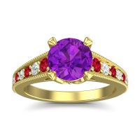 Cathedral Pave Sara Ring