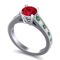 Cathedral Pave Sara Ring