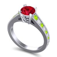 Cathedral Pave Sara Ring