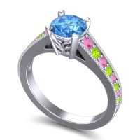 Cathedral Pave Sara Ring