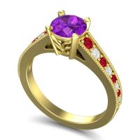 Cathedral Pave Sara Ring