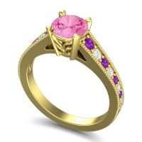 Cathedral Pave Sara Ring