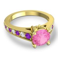 Cathedral Pave Sara Ring