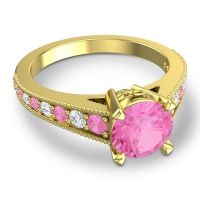 Cathedral Pave Sara Ring