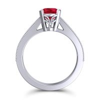 Cathedral Pave Sara Ring