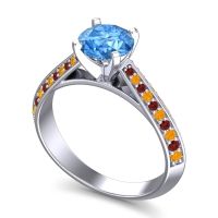 Cathedral Pave Zekhara Ring