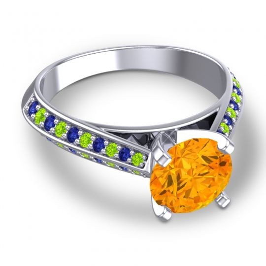 Cathedral Pave Zekhara Ring