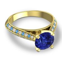 Cathedral Pave Zekhara Ring