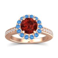 Halo Pave Vikasin Ring