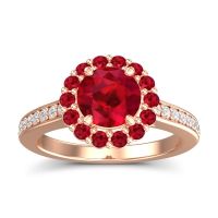 Halo Pave Vikasin Ring