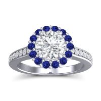 Halo Pave Vikasin Ring