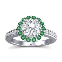 Halo Pave Vikasin Ring