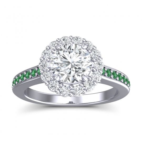 Halo Pave Vikasin Ring