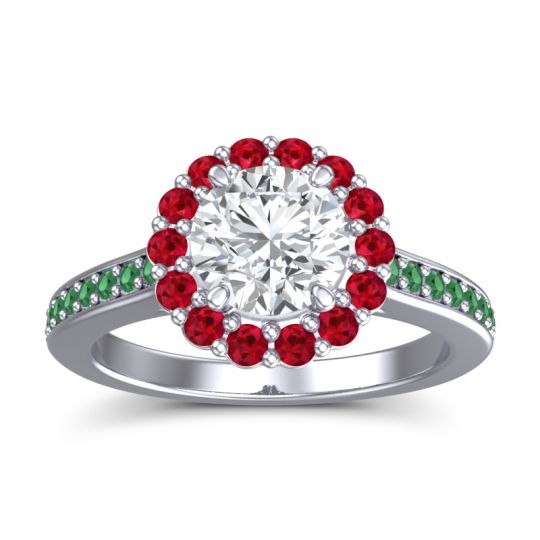 Halo Pave Vikasin Ring