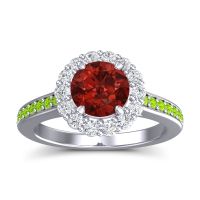 Halo Pave Vikasin Ring