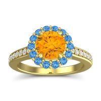 Halo Pave Vikasin Ring