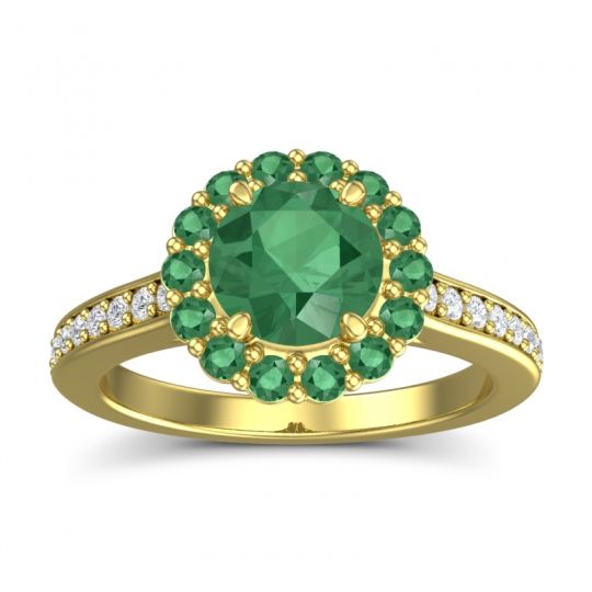 Halo Pave Vikasin Ring