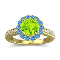 Halo Pave Vikasin Ring