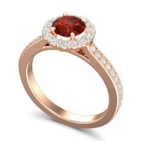 Halo Pave Vikasin Ring