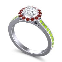 Halo Pave Vikasin Ring
