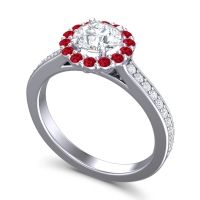 Halo Pave Vikasin Ring