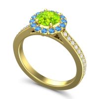 Halo Pave Vikasin Ring