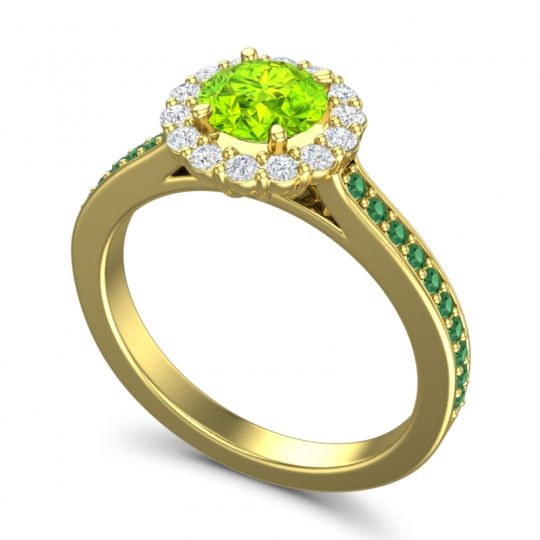 Halo Pave Vikasin Ring