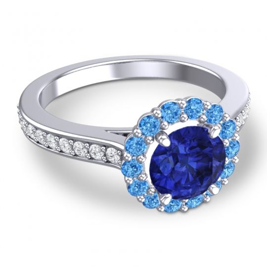 Halo Pave Vikasin Ring
