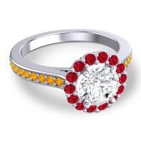 Halo Pave Vikasin Ring