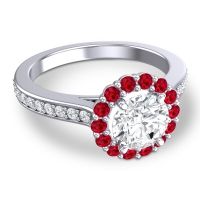 Halo Pave Vikasin Ring