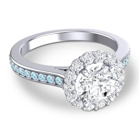Halo Pave Vikasin Ring