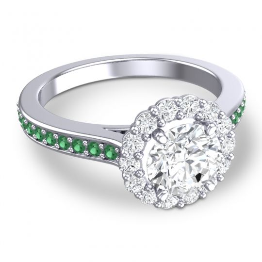 Halo Pave Vikasin Ring