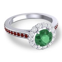 Halo Pave Vikasin Ring