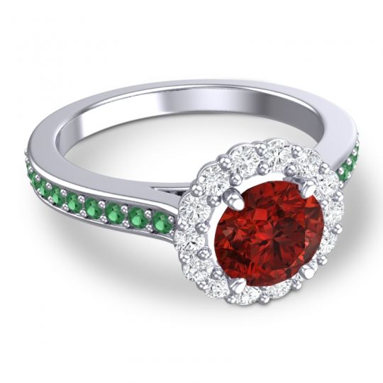 Halo Pave Vikasin Ring