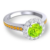 Halo Pave Vikasin Ring
