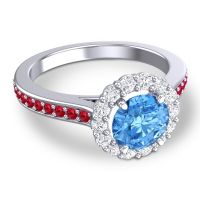 Halo Pave Vikasin Ring