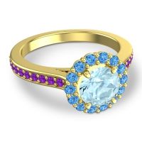 Halo Pave Vikasin Ring