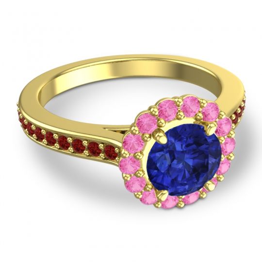 Halo Pave Vikasin Ring