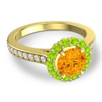 Halo Pave Vikasin Ring