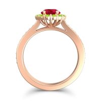 Halo Pave Vikasin Ring