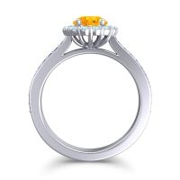 Halo Pave Vikasin Ring