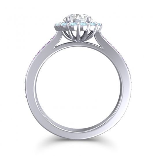 Halo Pave Vikasin Ring