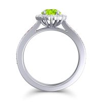 Halo Pave Vikasin Ring