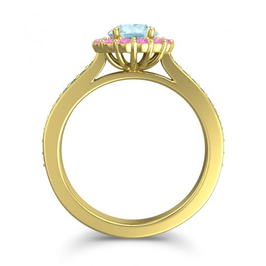 Halo Pave Vikasin Ring